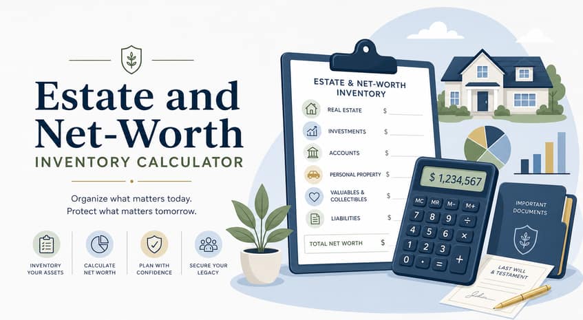 Estate and Net-Worth Inventory Calculator